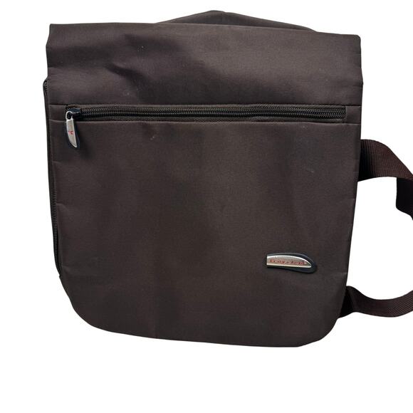 Travelon Handbags - Travelon Anti-Theft Classic Travel Crossbody Bag Brown 10.5x10" Fold Over Purse